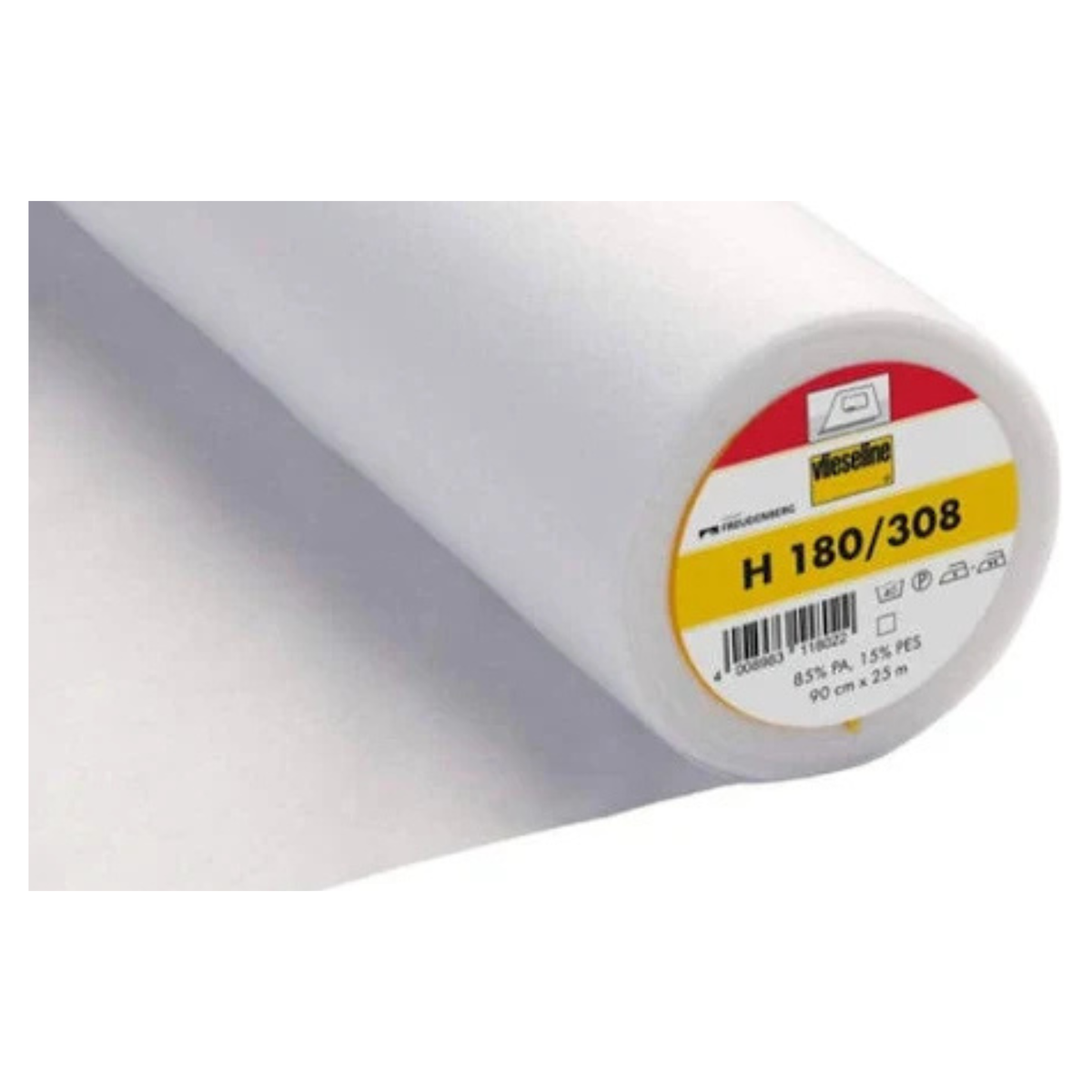Vlieseline Interfacing 2V308 - White EasyFuse Light Ultrasoft Iron-on 90cm PER METRE
