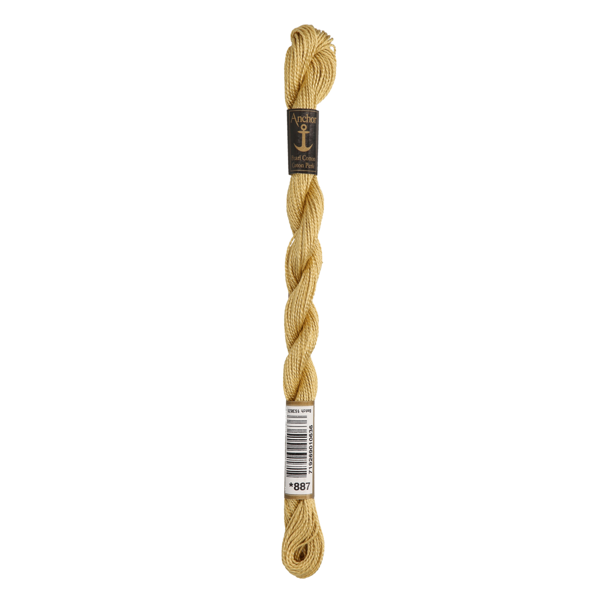 Anchor Pearl 5 Skein 5g (22m) Col.887 Yellow
