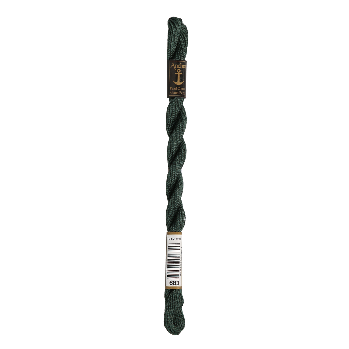 Anchor Pearl 5 Skein 5g (22m) Col.683 Green