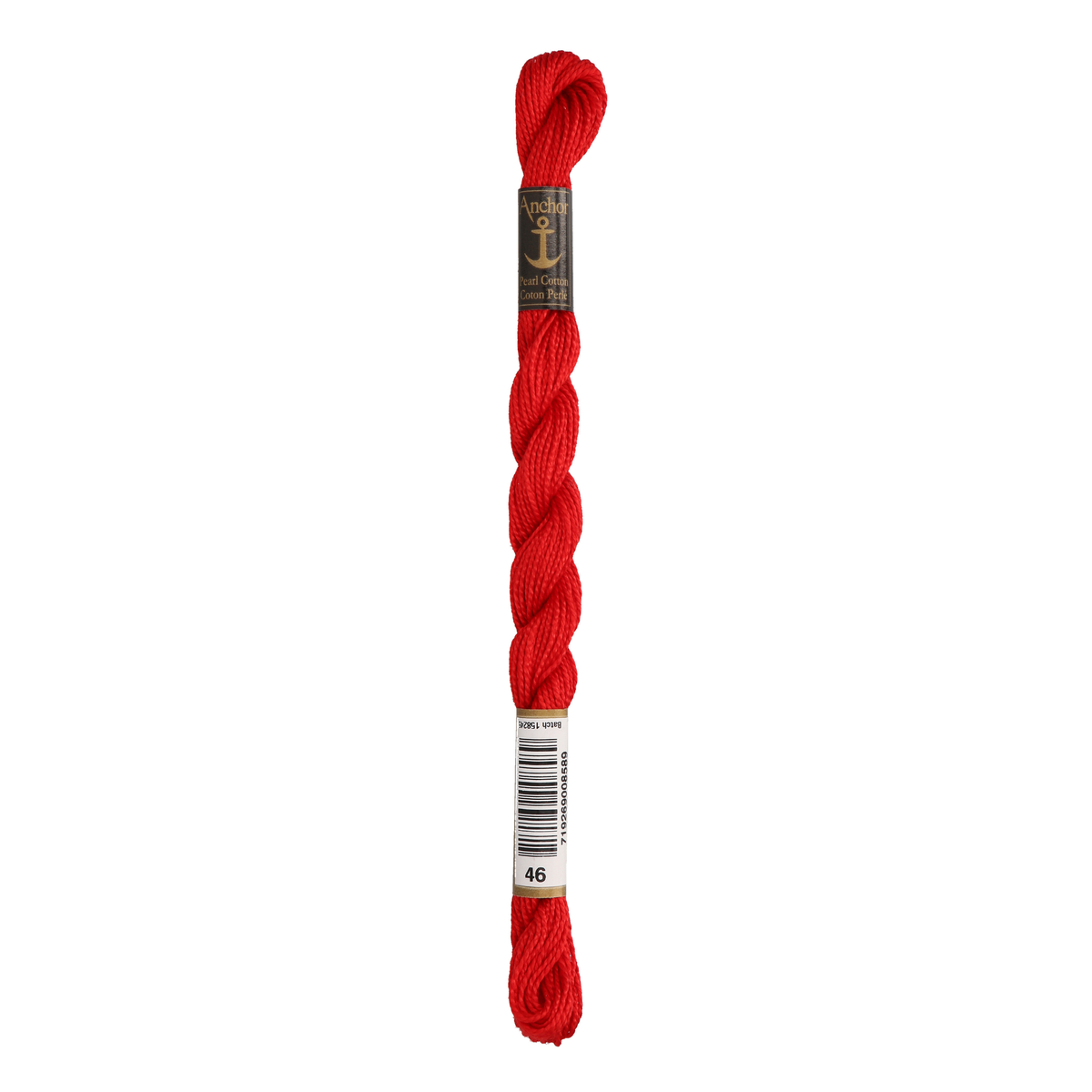 Anchor Pearl 5 Skein 5g (22m) Col.46 Red