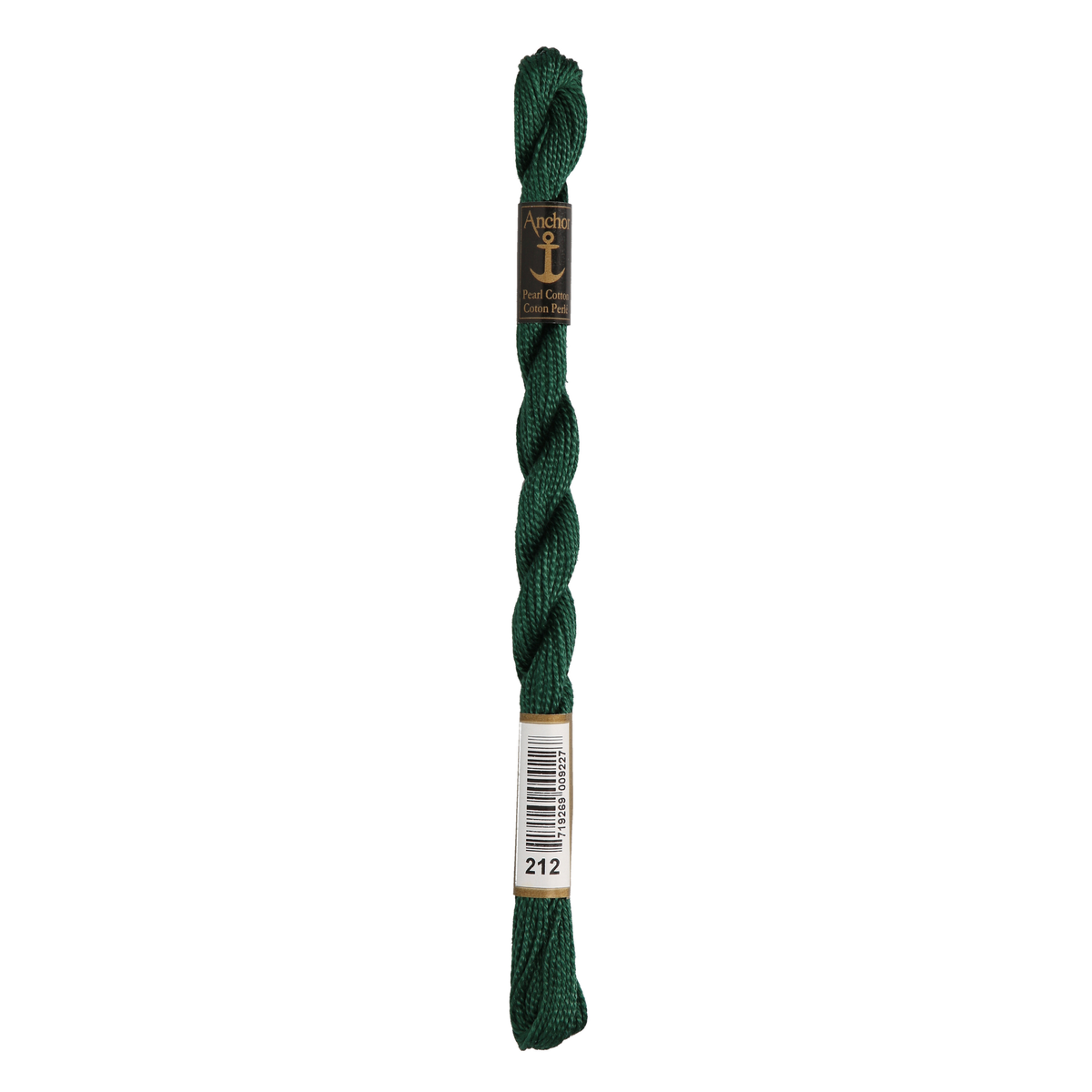Anchor Pearl 5 Skein 5g (22m) Col.212 Green