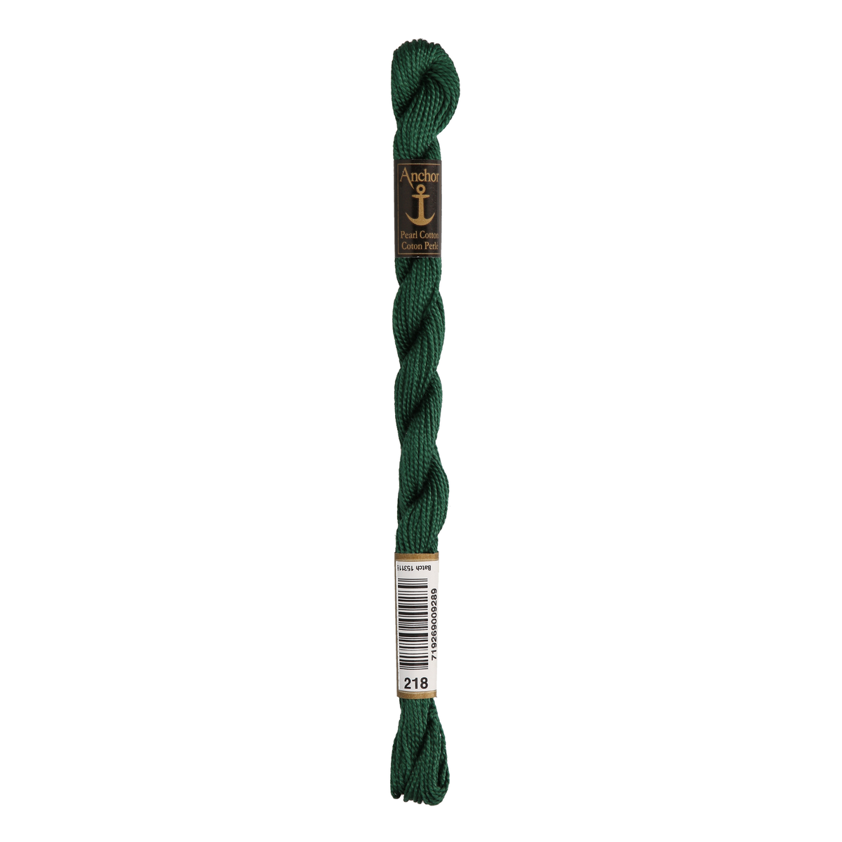 Anchor Pearl 5 Skein 5g (22m) Col.218 Green