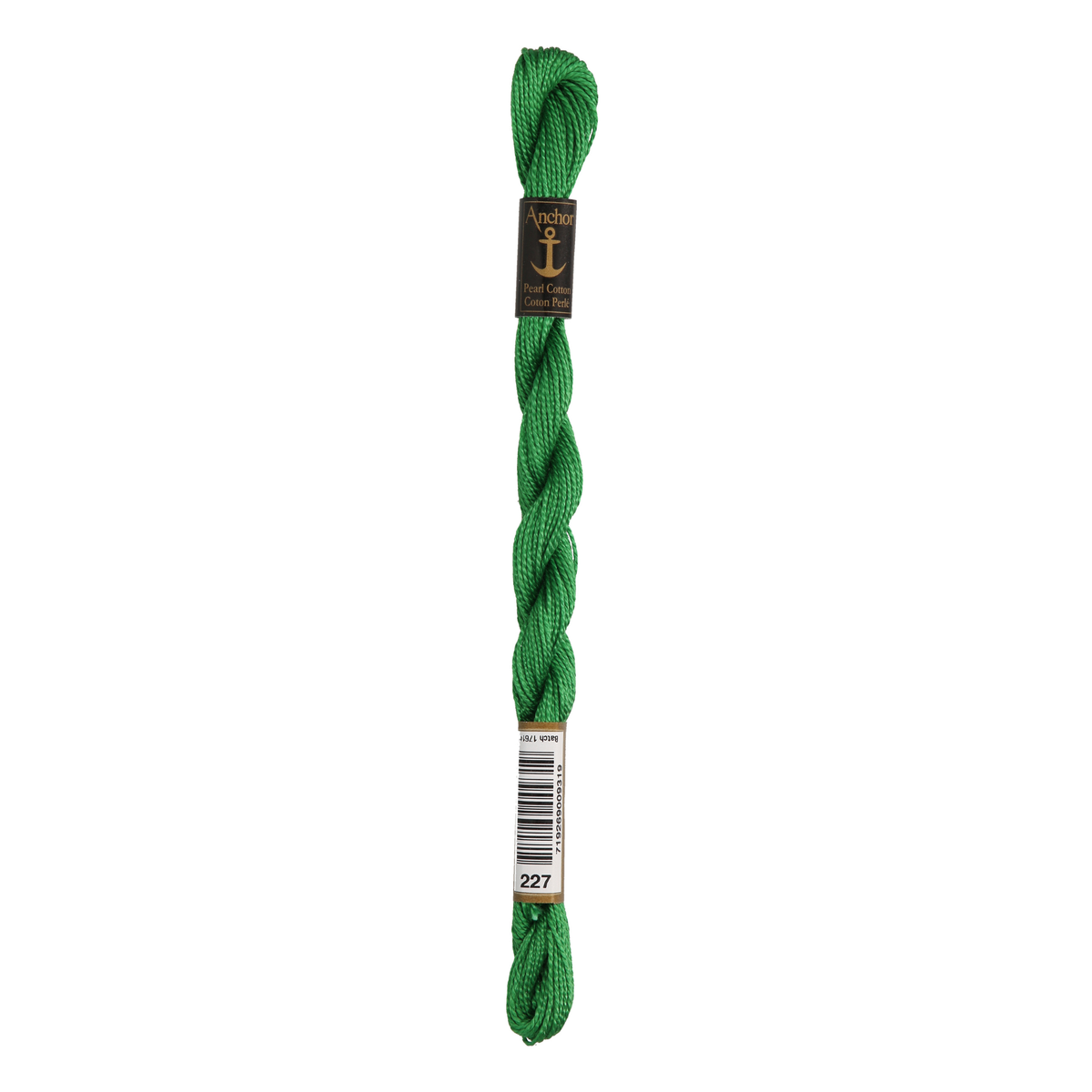 Anchor Pearl 5 Skein 5g (22m) Col.227 Green