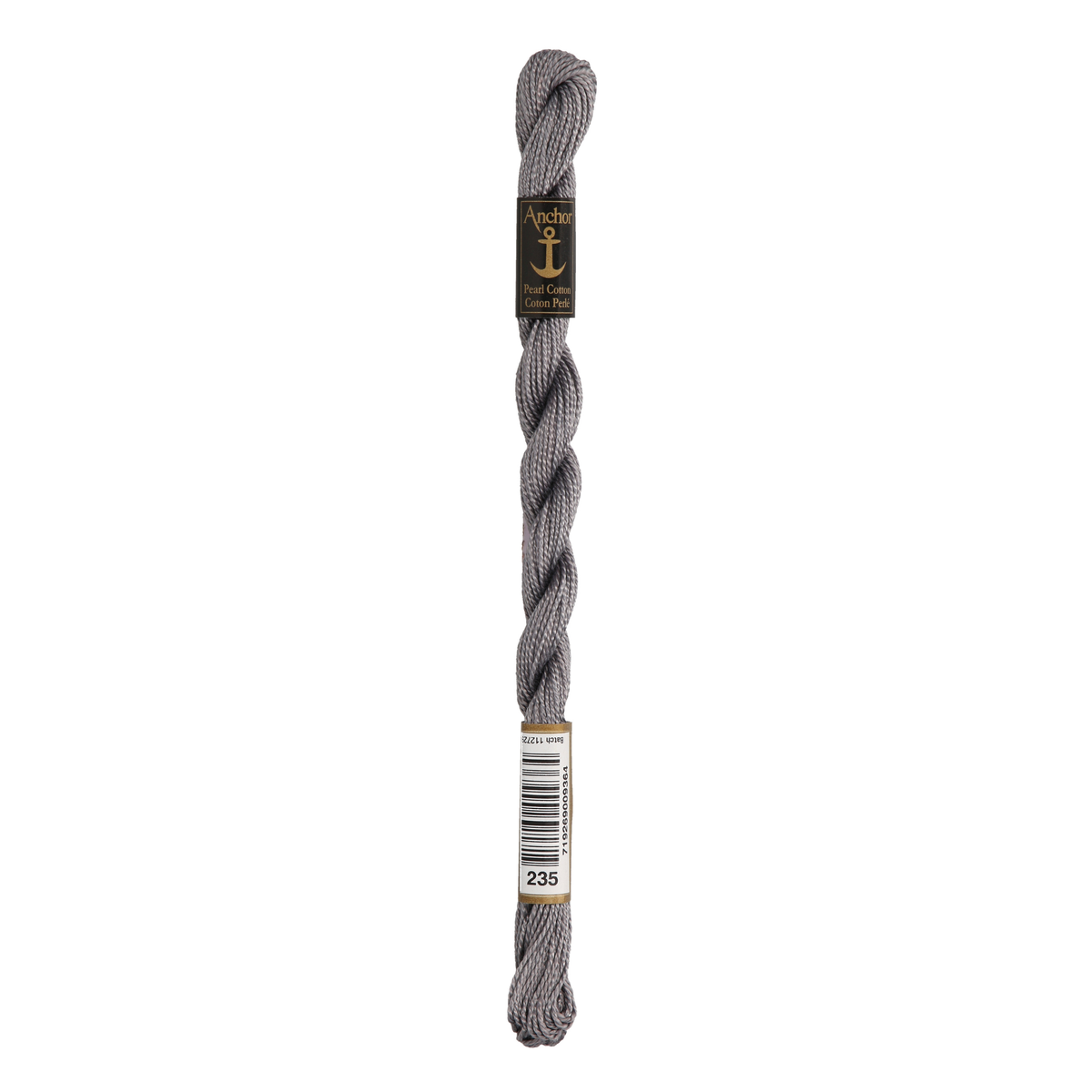 Anchor Pearl 5 Skein 5g (22m) Col.235 Grey