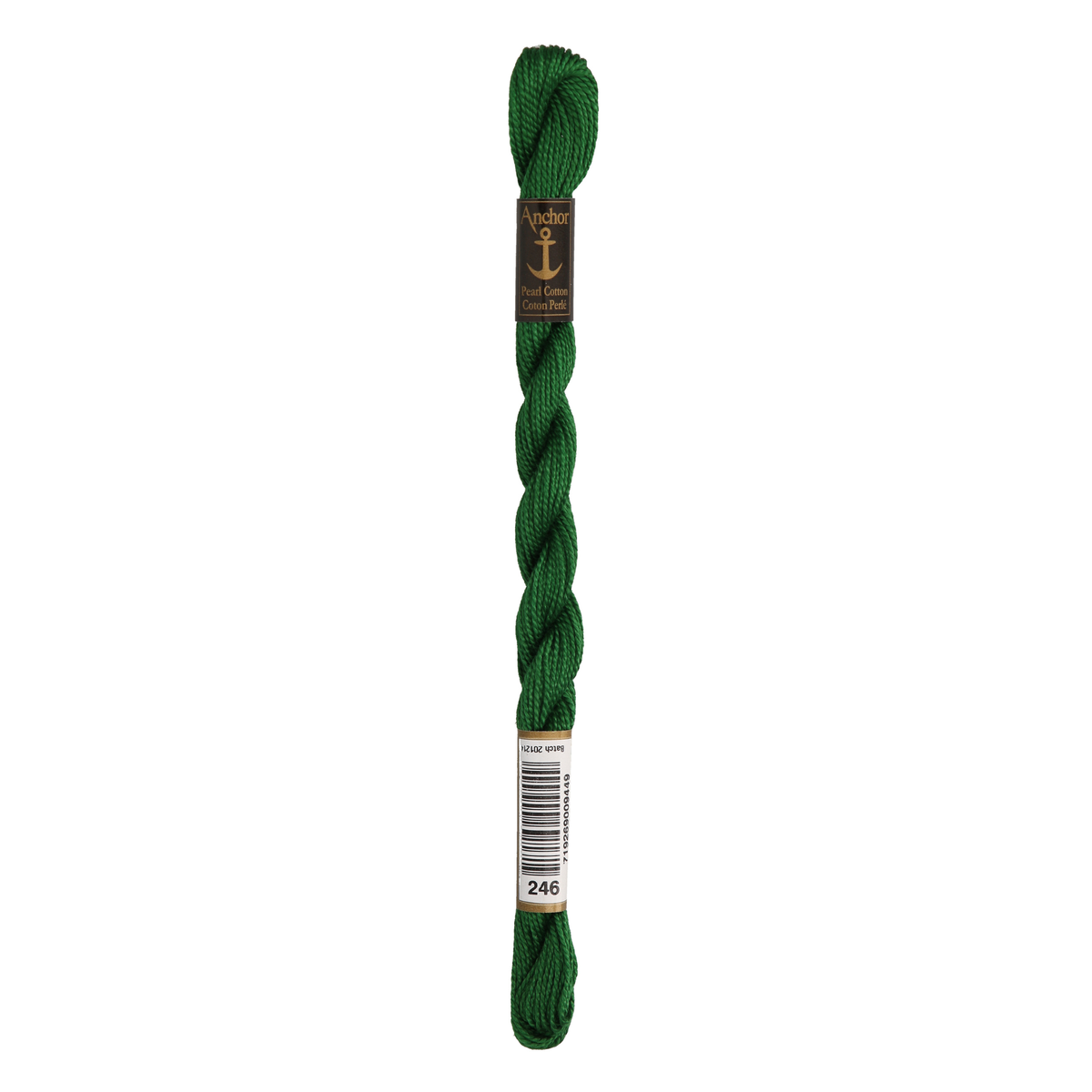 Anchor Pearl 5 Skein 5g (22m) Col.246 Green