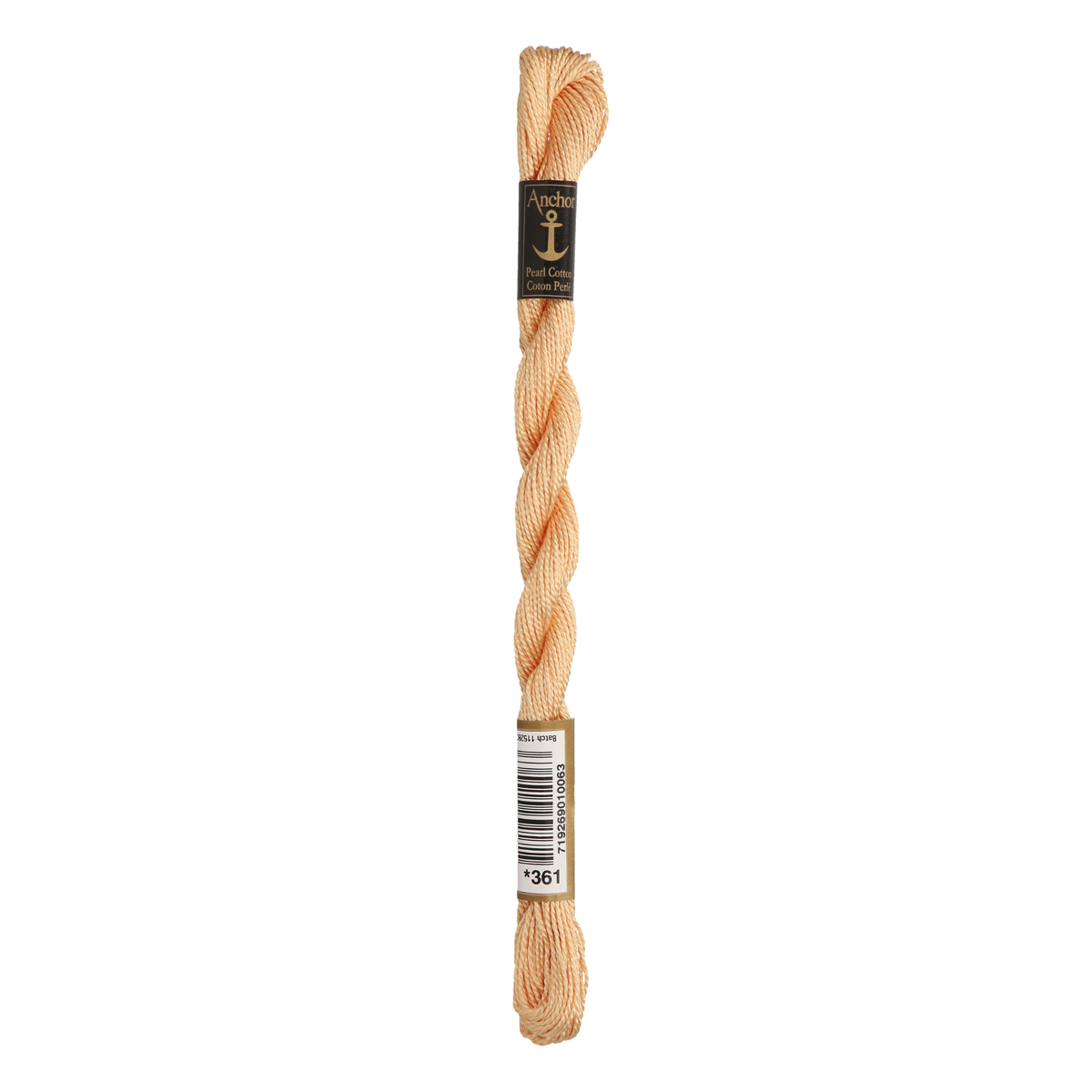 Anchor Pearl 5 Skein 5g (22m) Col.361 Cream