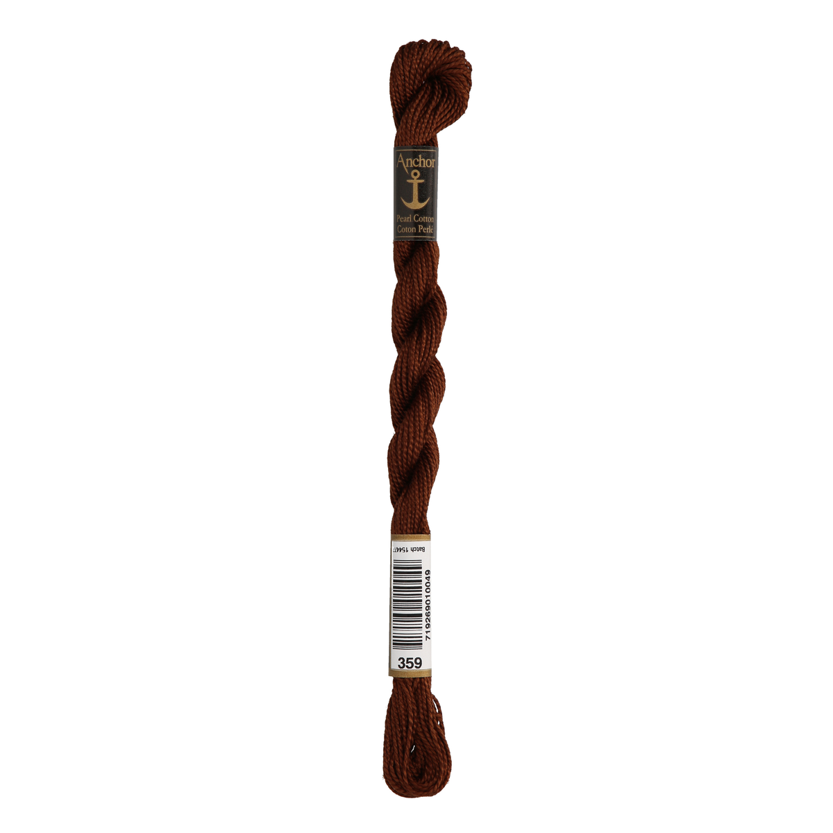 Anchor Pearl 5 Skein 5g (22m) Col.359 Brown