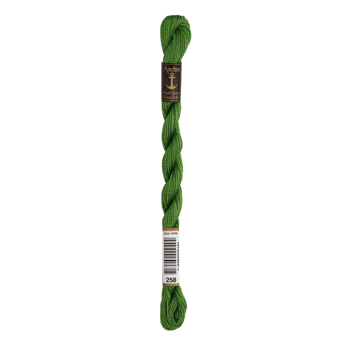 Anchor Pearl 5 Skein 5g (22m) Col.258 Green