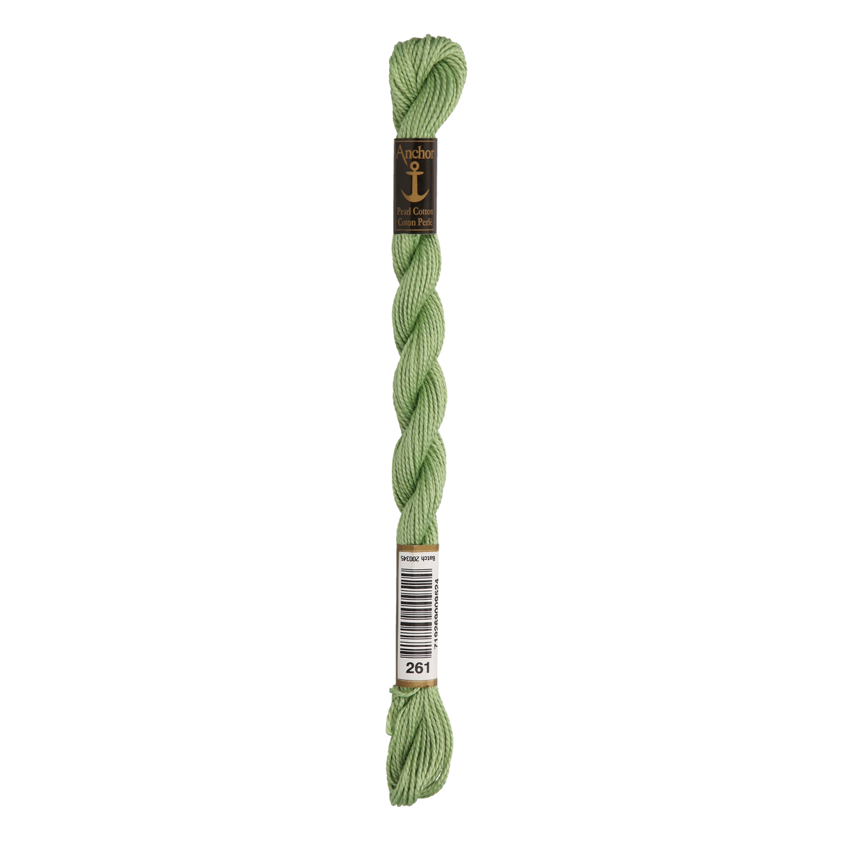 Anchor Pearl 5 Skein 5g (22m) Col.261 Green