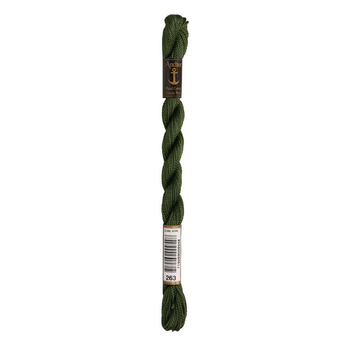 Anchor Pearl 5 Skein 5g (22m) Col.263 Green