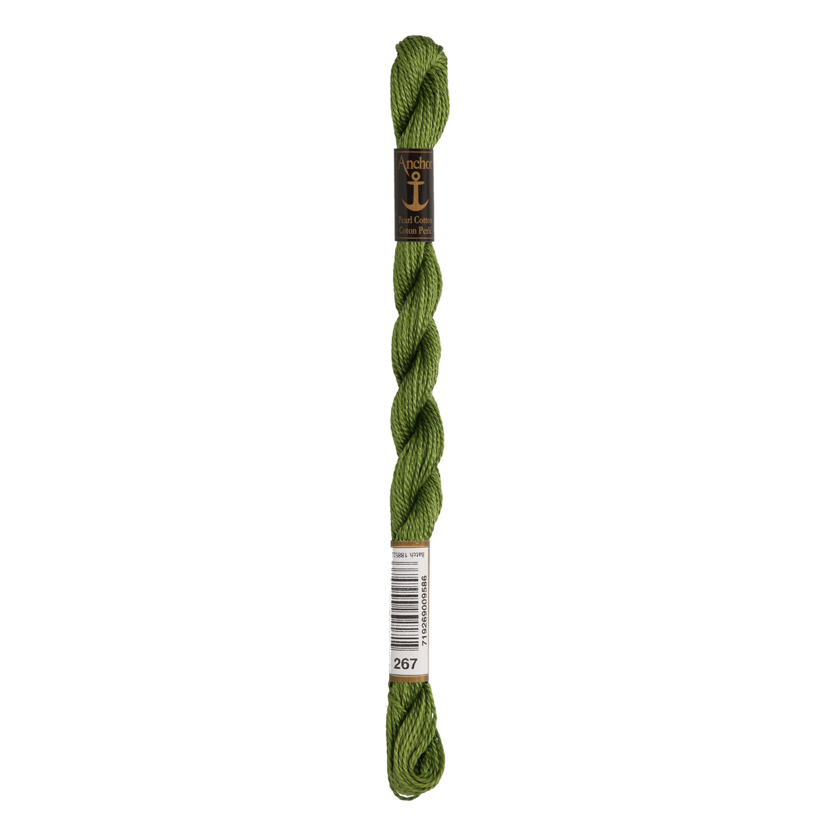 Anchor Pearl 5 Skein 5g (22m) Col.267 Green