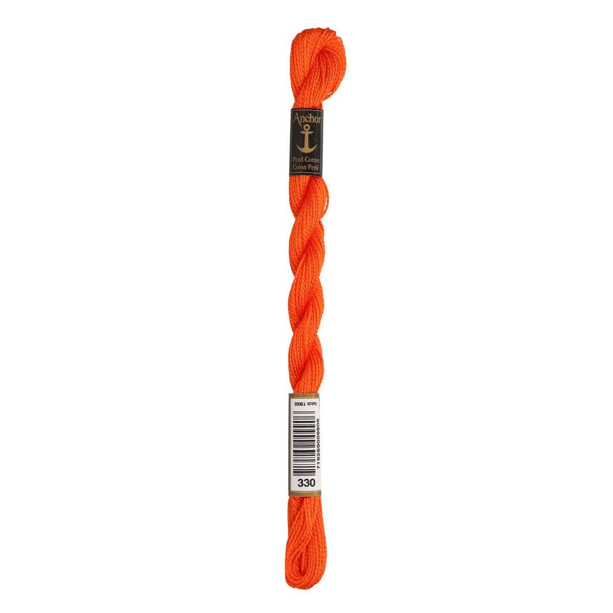 Anchor Pearl 5 Skein 5g (22m) Col.330 Orange