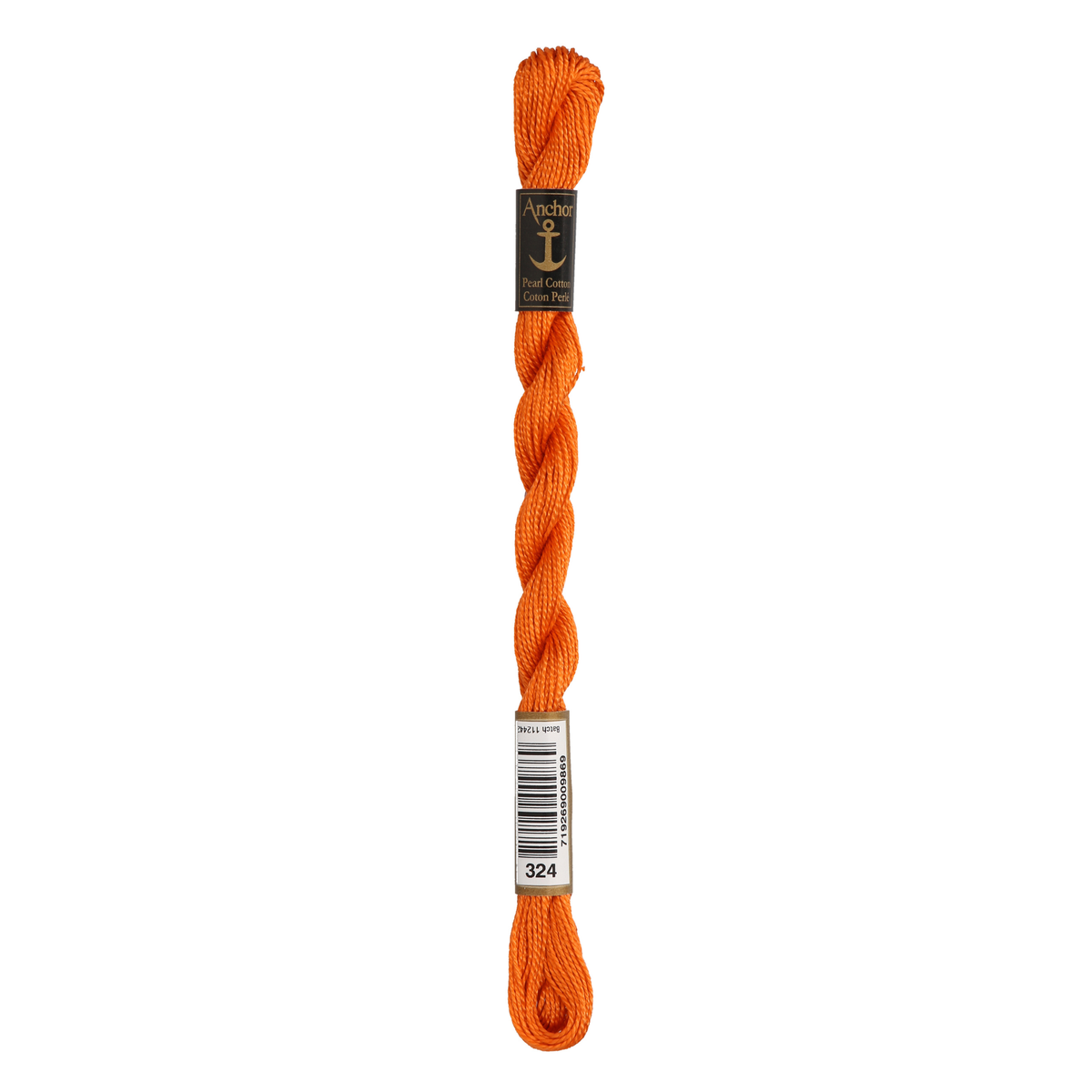 Anchor Pearl 5 Skein 5g (22m) Col.324 Orange