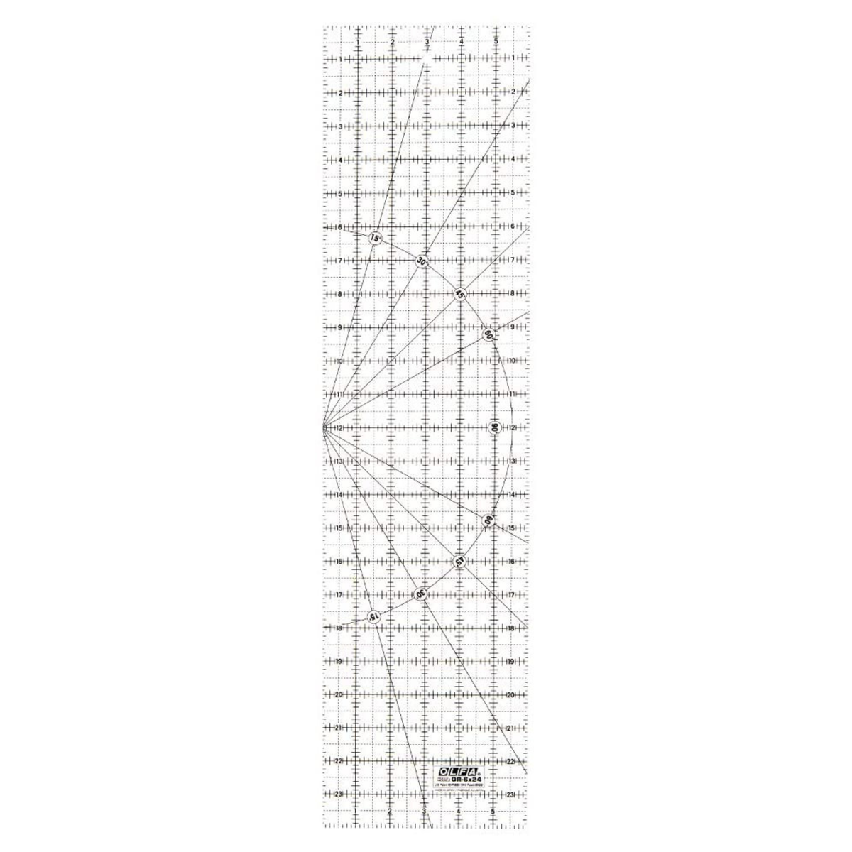 Olfa Non Slip Quilt Rule 6" x 24"
