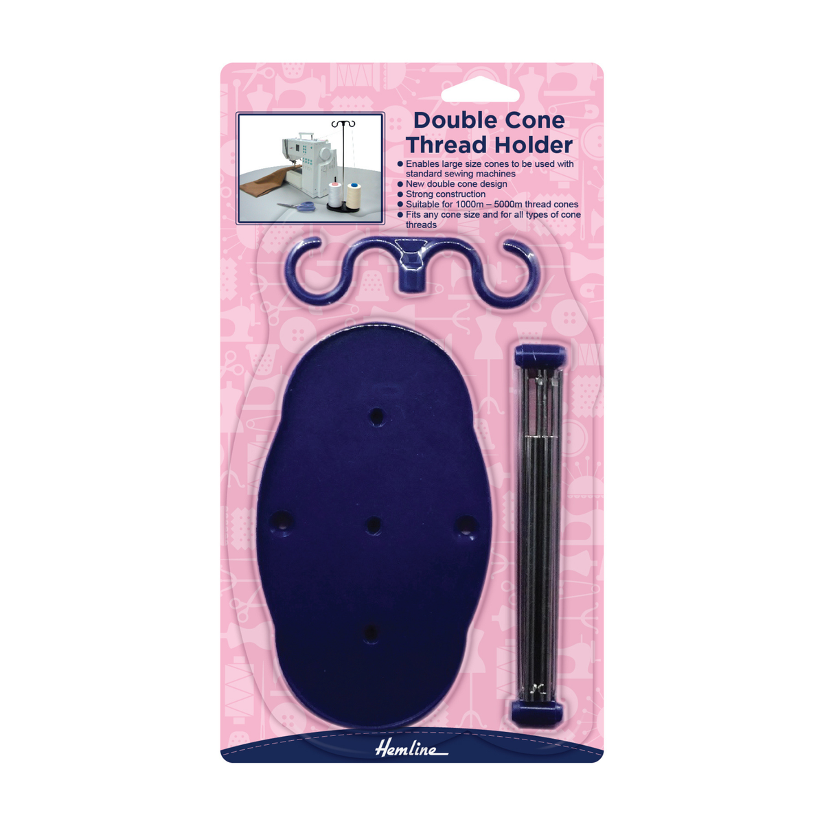 Hemline 'Dual Cone' Thread Stand and Holder
