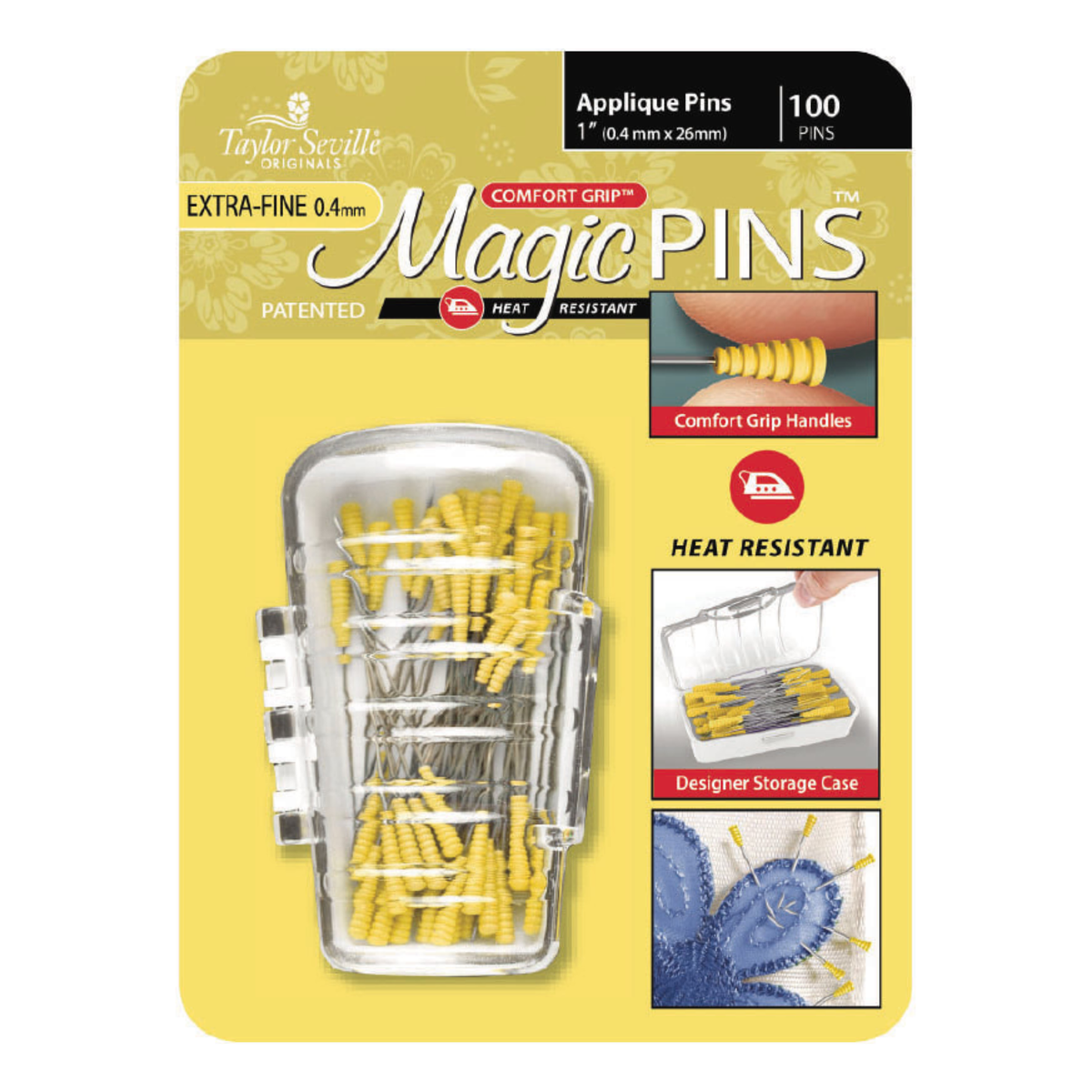 Magic Pins Applique EXTRA FINE (0.4mm) – Pack 50