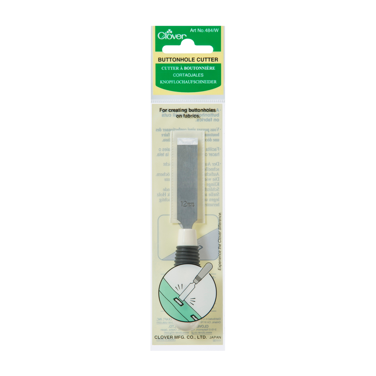 Clover Buttonhole Cutter