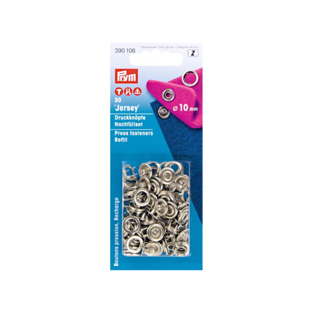 Prym Refill Packs for P390107 - 10mm