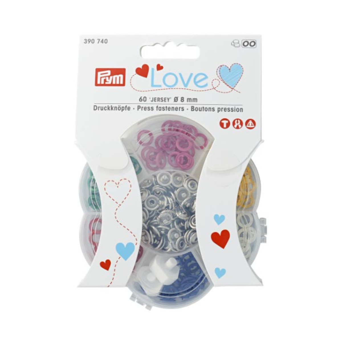 Prym Love Press Fasteners 8mm