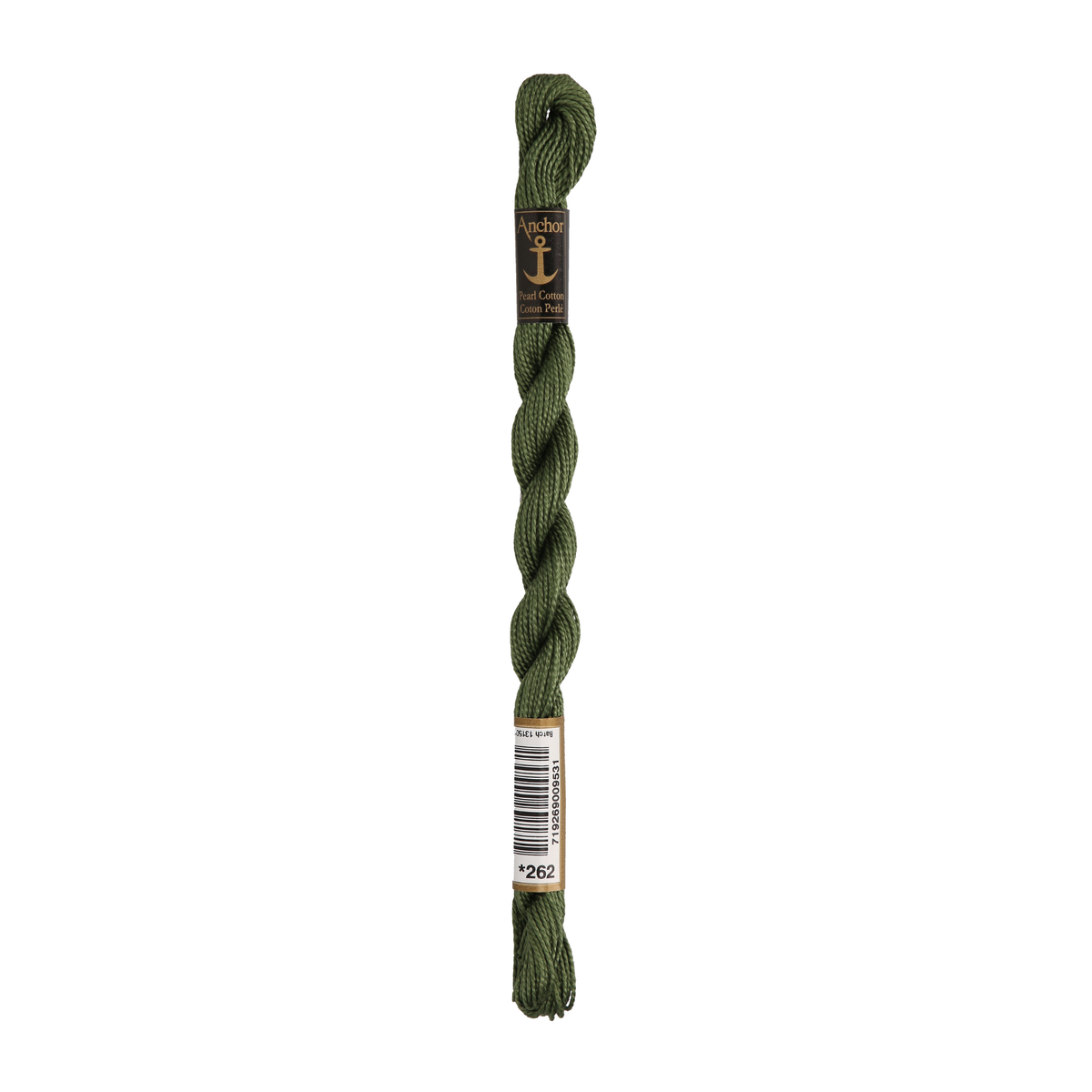 Anchor Pearl 5 Skein 5g (22m) Col.262 Green
