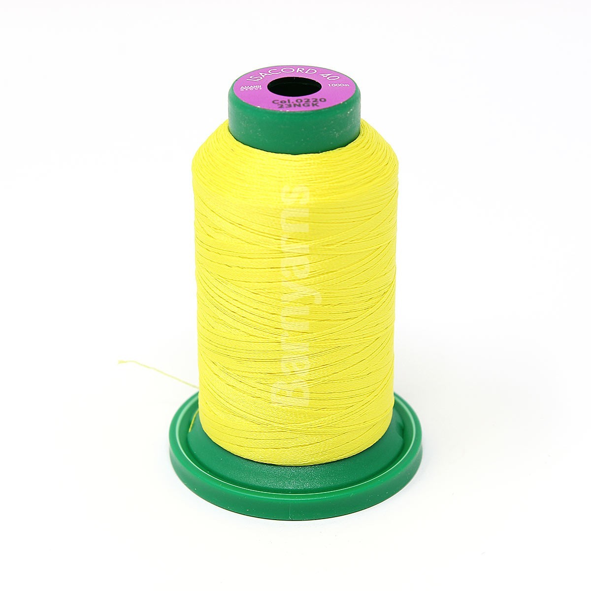 Isacord 40 0220 Lemon Sunbeam1000m Cone