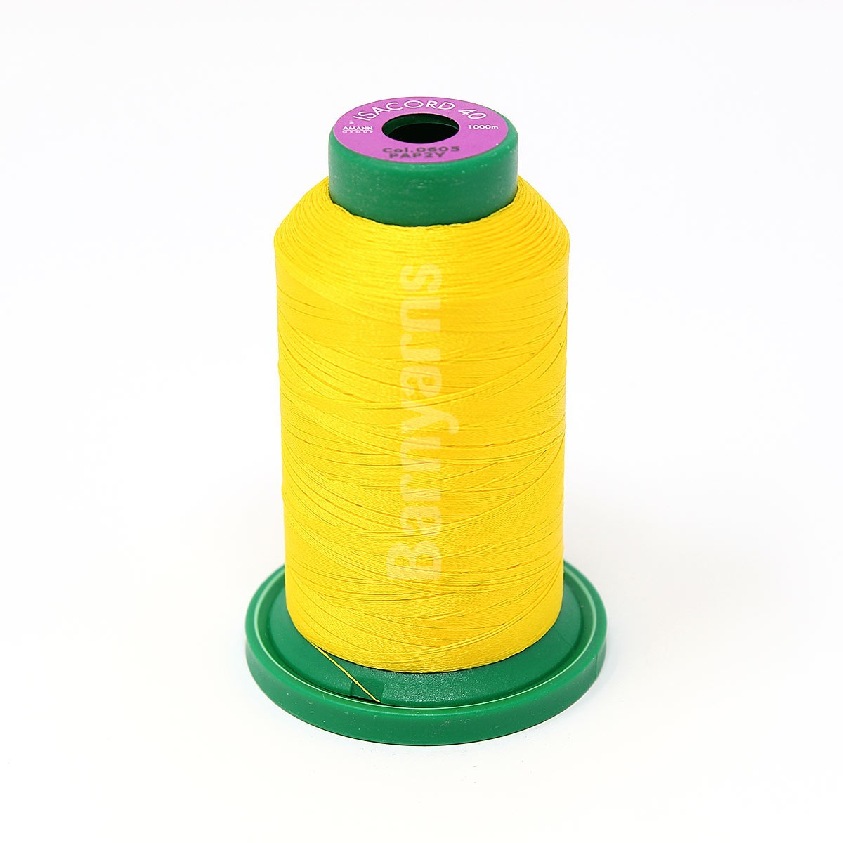 Isacord 40 0605 Yellow Daisy1000m Cone