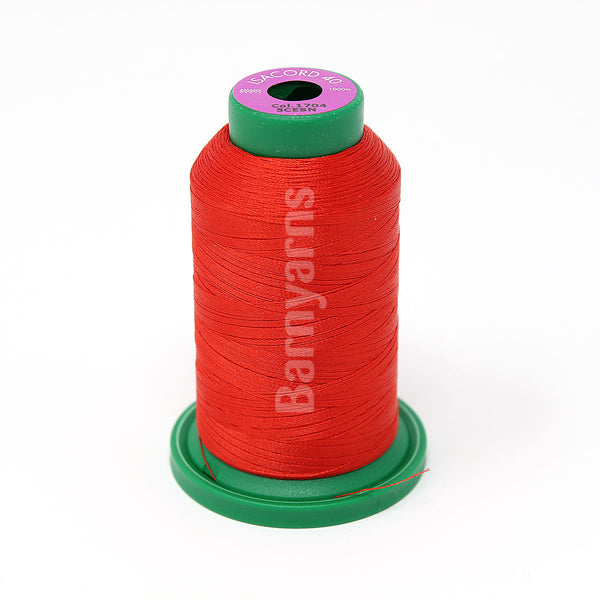 Isacord 40 1704 Crimson Candy1000m Cone