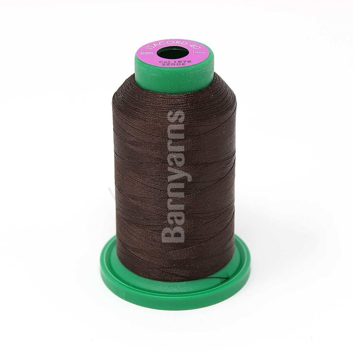 Isacord 40 1876 Chocolate 1000m Cone