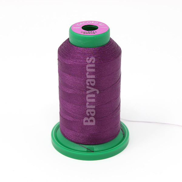 Isacord 40 2711 Marroon Dark1000m Cone