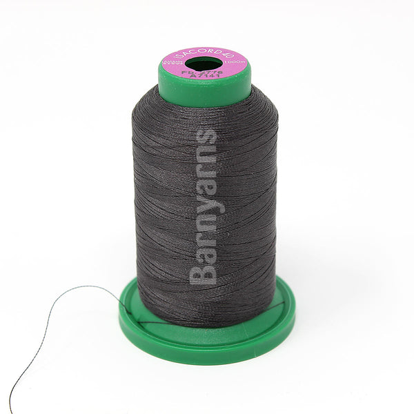 Isacord 40 2776 Dark Charcoal1000m Cone