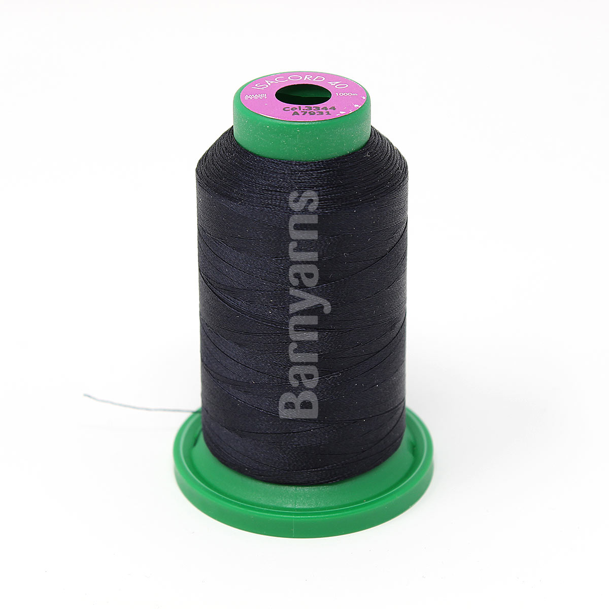 Isacord 40 3344 Midnight 1000m Cone