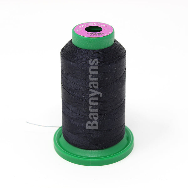 Isacord 40 3344 Midnight 1000m Cone
