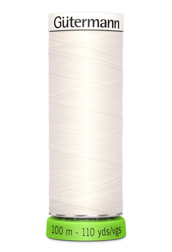 Gutermann Recycled Sew All 111 Off White 100m Reel