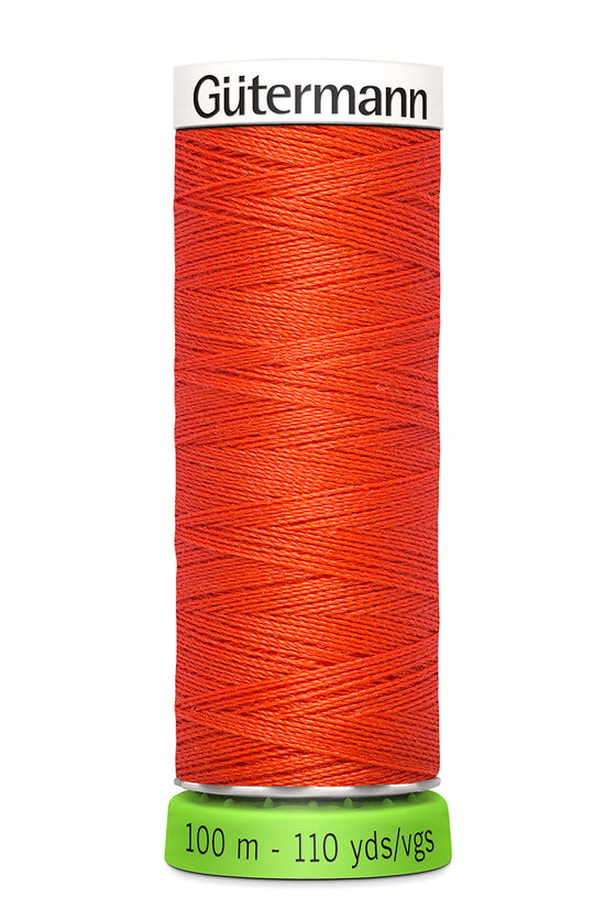 Gutermann Recycled Sew All 155 Tangerine 100m Reel
