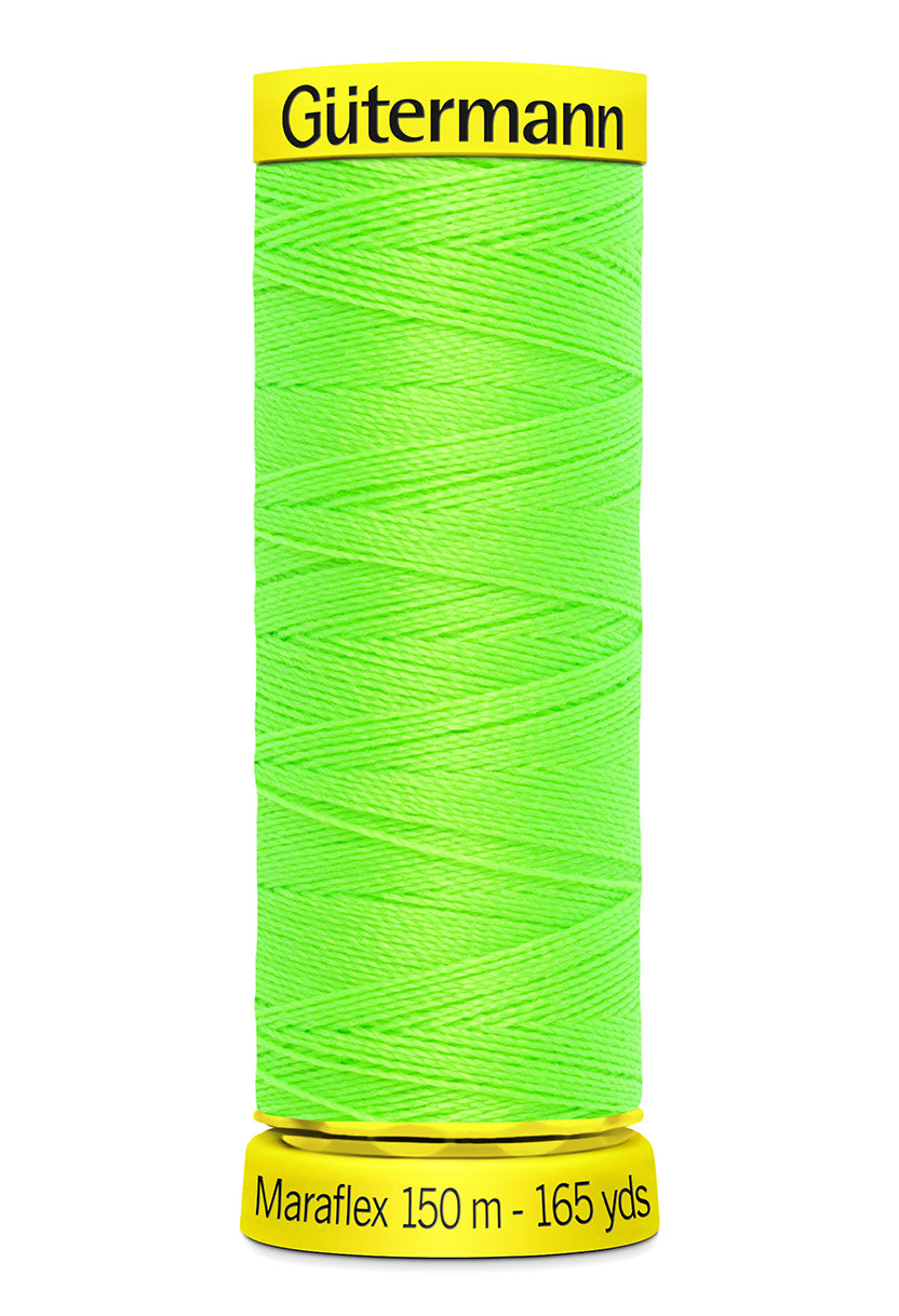Gutermann Maraflex 3853 Bright Green 100m Reel