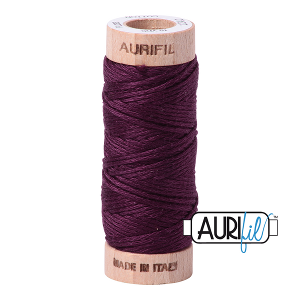 Aurifil Floss 6 Strand Cotton 1240 Very Dark Eggplant 16m