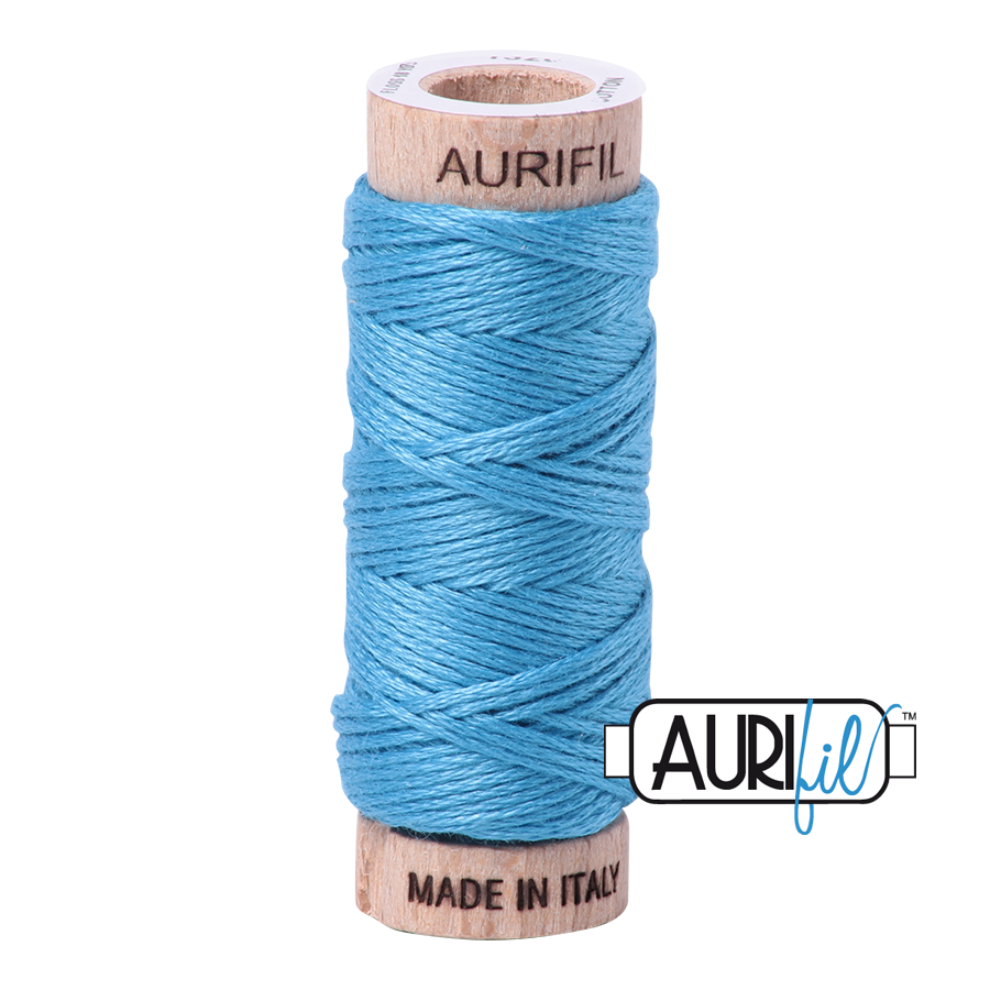 Aurifil Floss 6 Strand Cotton 1320 Bright Teal 16m