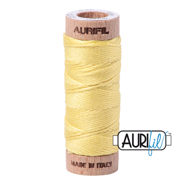 Aurifil Floss 6 Strand Cotton 2115 Lemon 16m