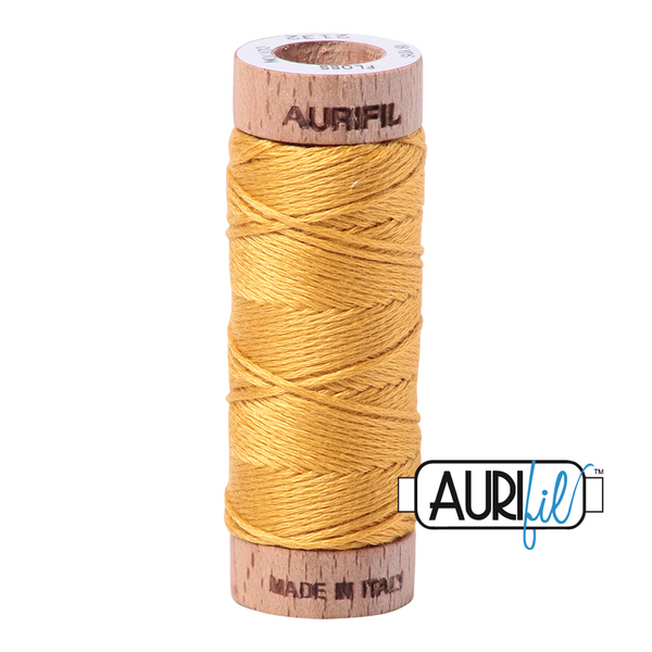 Aurifil Floss 6 Strand Cotton 2132 Tarnished Gold 16m