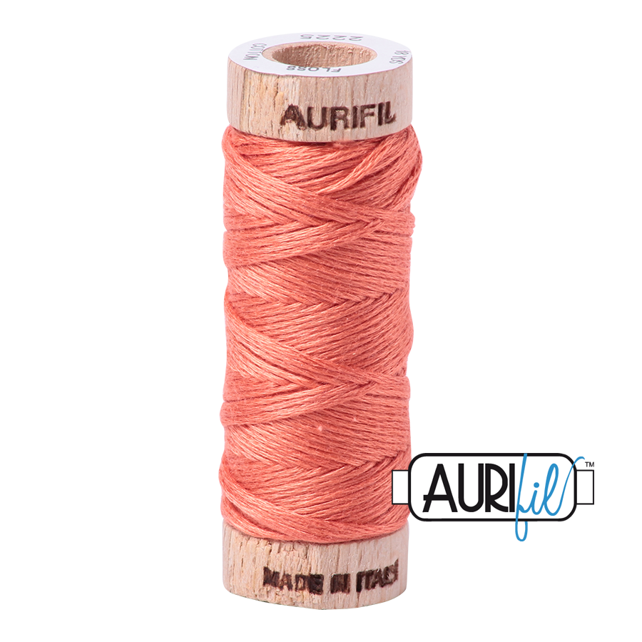Aurifil Floss 6 Strand Cotton 2225 Salmon 16m