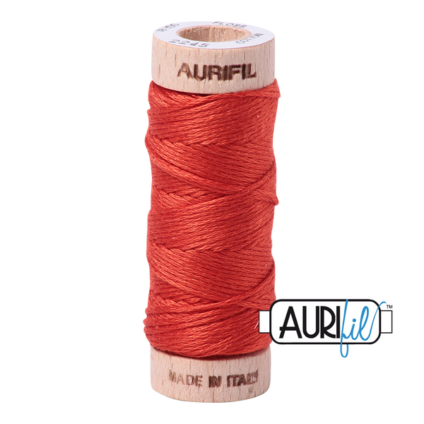Aurifil Floss 6 Strand Cotton 2245 Red Orange 16m