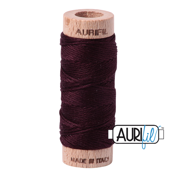 Aurifil Floss 6 Strand Cotton 2465 Very Dark Brown 16m