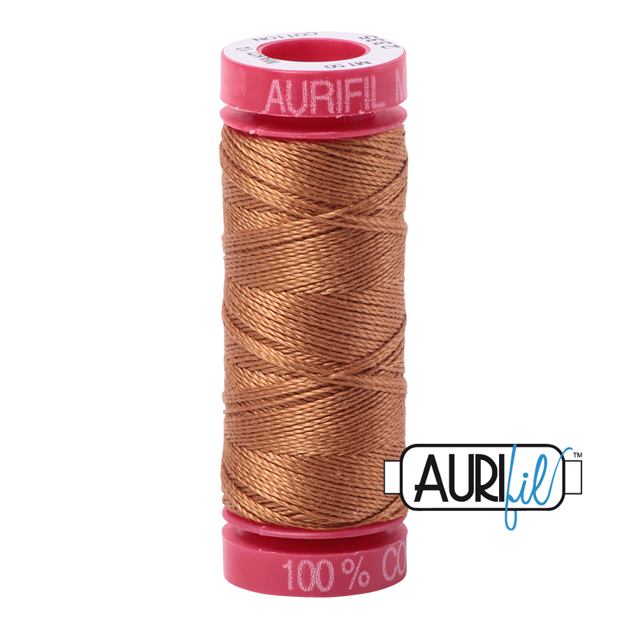 Aurifil 12 2335 Light Cinnamon Small Spool 50m