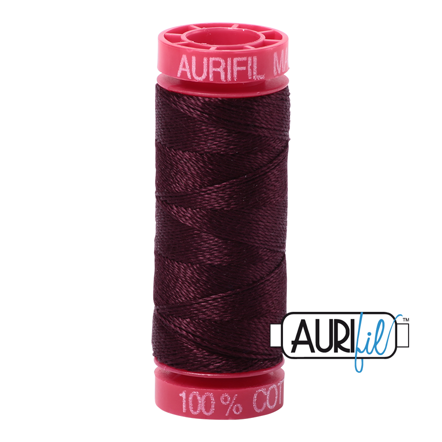 Aurifil 12 2465 Very Dark Brown Small Spool 50m