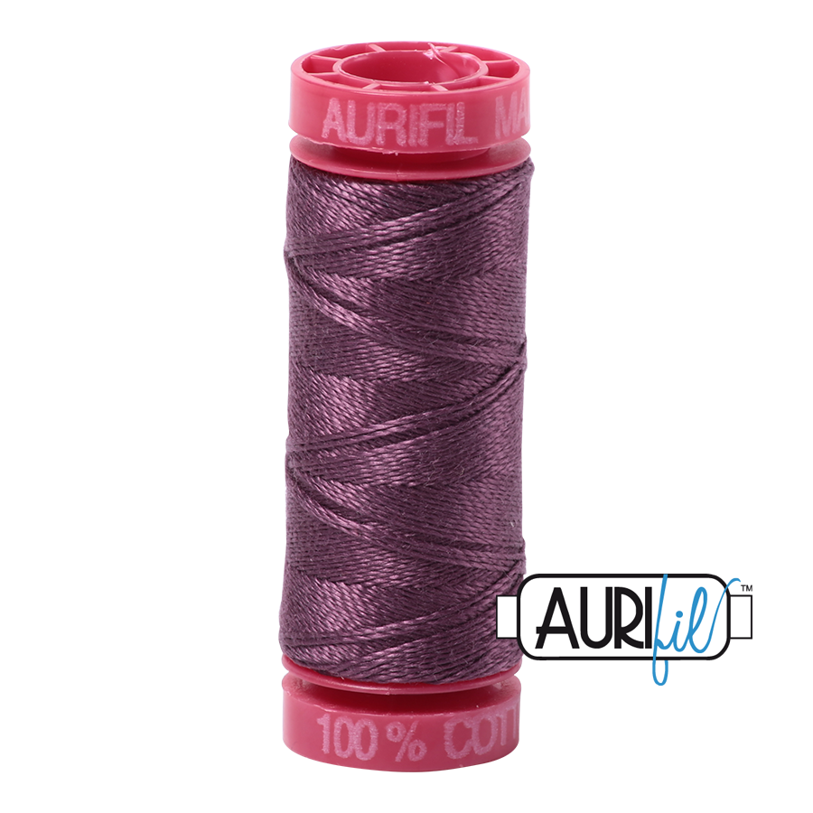 Aurifil 12 2568 Mulberry Small Spool 50m
