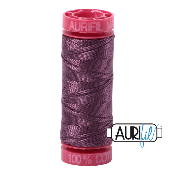 Aurifil 12 2568 Mulberry Small Spool 50m