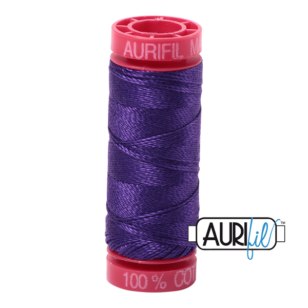 Aurifil 12 2582 Dark Violet Small Spool 50m