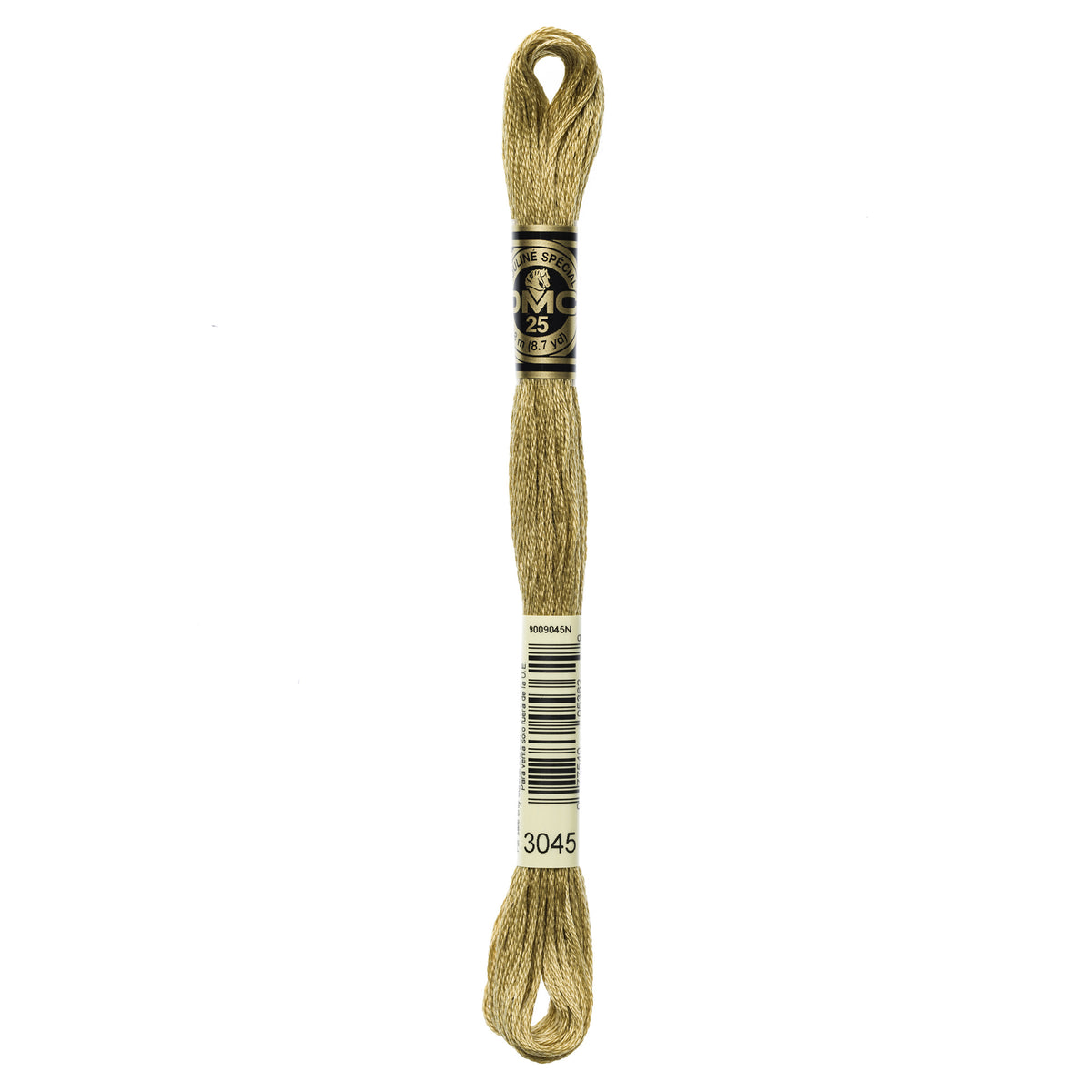 DMC Mouline 6 Strand Cotton 3045 Yellow Beige Dark 8m Skein