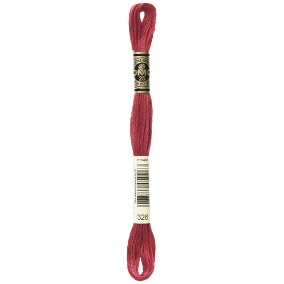 DMC Mouline 6 Strand Cotton 326 Rose Dark 8m Skein