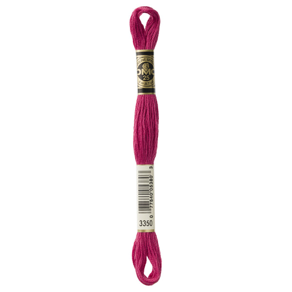 DMC Mouline 6 Strand Cotton 3350 Dusty Rose Light 8m Skein